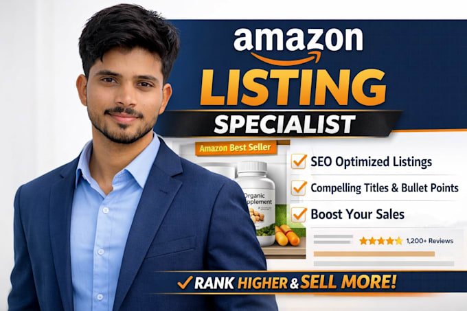 do  professional amazon listing  for you by using optimization tolls