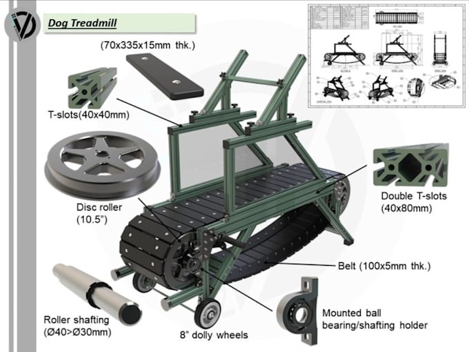 Do 2d cad drawing,3d mechanical part model for 3d printing in autocad ...