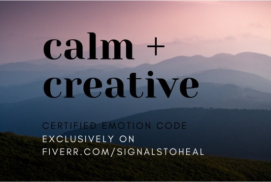 Hire a freelancer to release blocks to creativity and calm