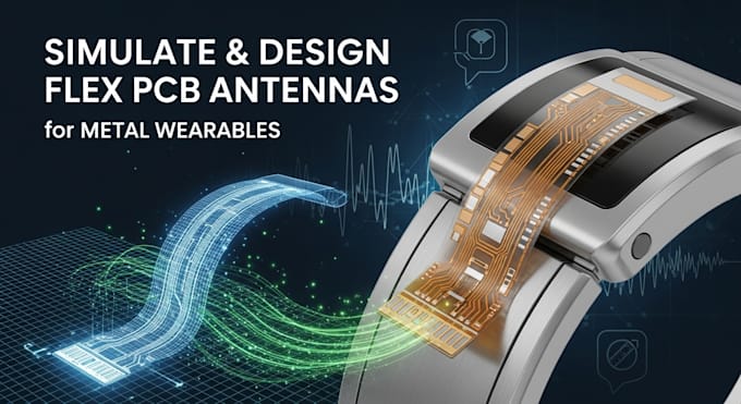 simulate and design flex pcb antennas for metal wearables