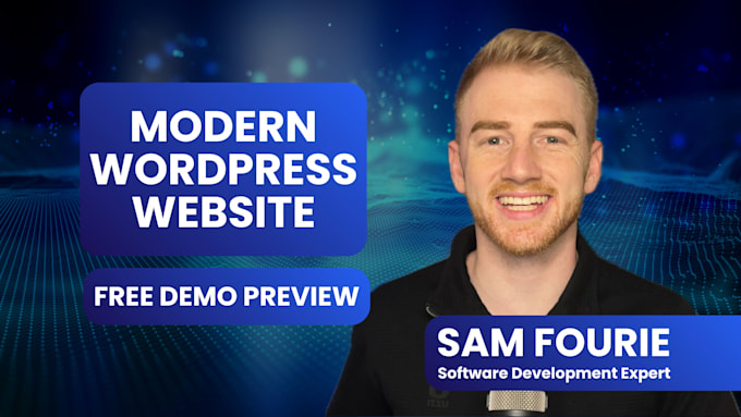 design and build a modern wordpress website