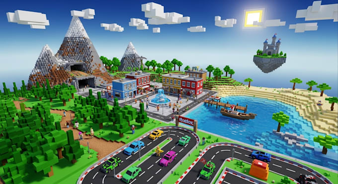 create full roblox game, lua scripting, UI map design, 3d model in roblox studio