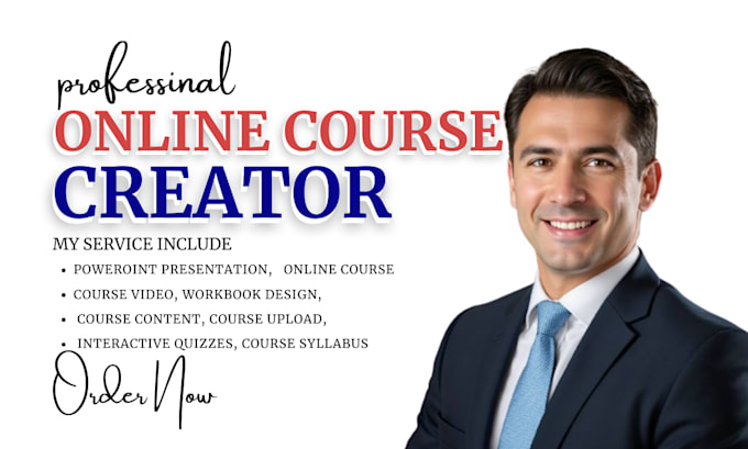 create online course content, curriculum elearning ppt video course creation