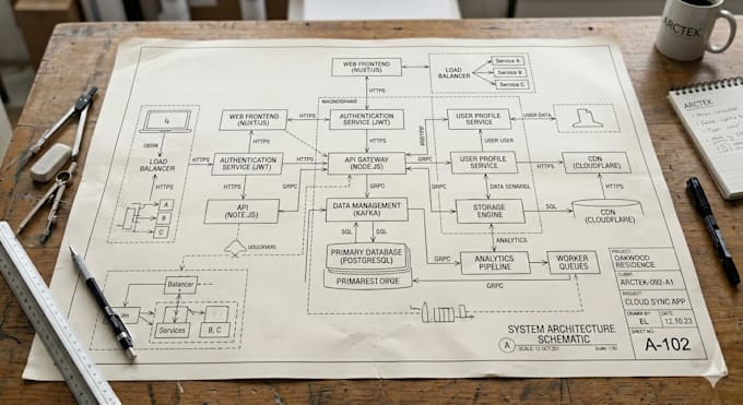 review your software idea and produce a technical plan