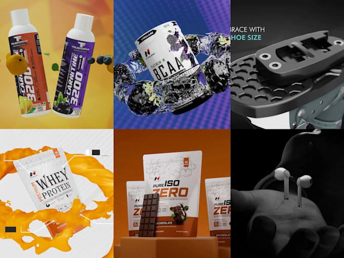 3d product animation for cosmetic electronic gadget commercial ecommerce video