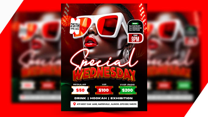 design an upscale nightclub concert or party flyer design