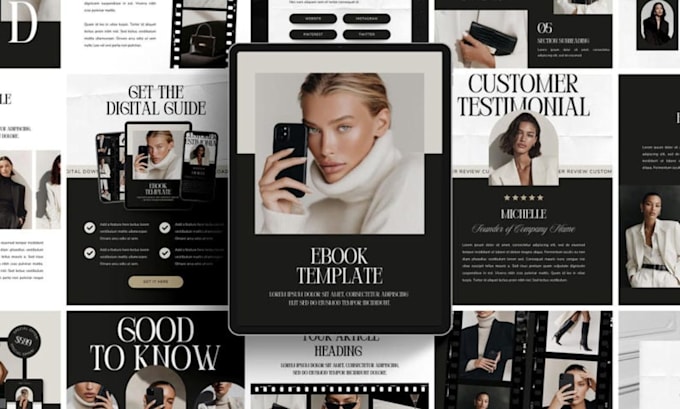 design canva PDF workbook, canva ebook, canva templates, etsy digital products