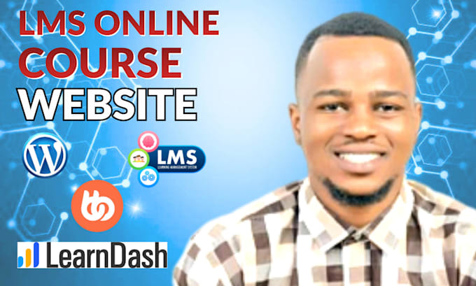 build lms online course website, learndash lms, wordpress lms elearning website