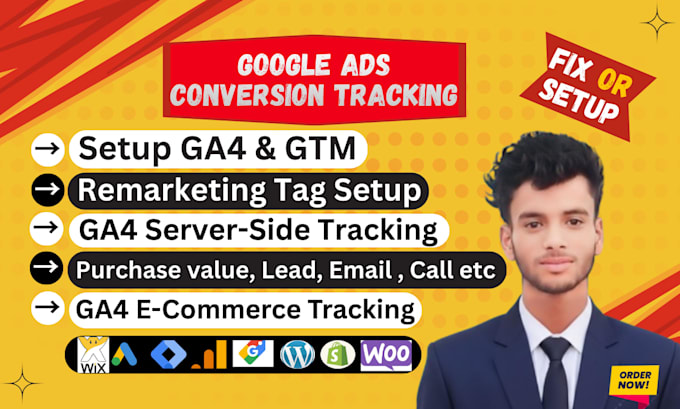 setup google ads conversion tracking, ga4 and enhanced tracking
