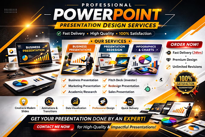 create professional power point presentations slides designs