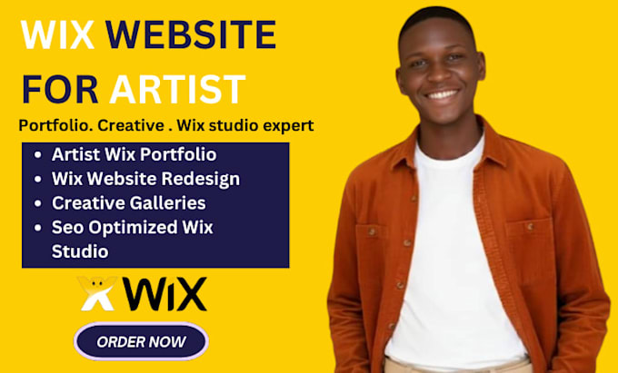 build wix website artist wix portfolio website wix studio
