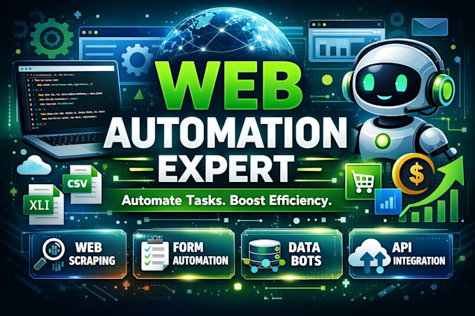 Do python web scraping and automation bot browser and website scraper ...