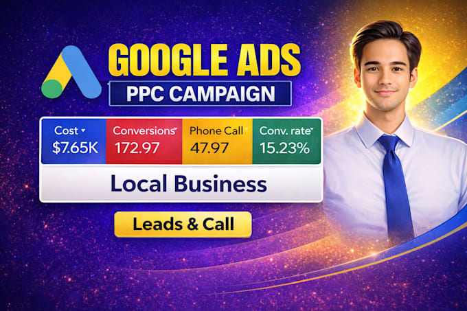 setup google ads ppc campaign for local business service