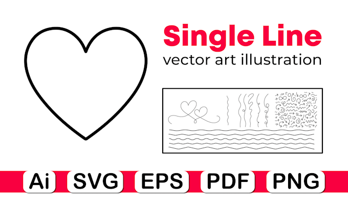 single line art vector for laser engraving, cnc, pen plotter signature, circuit