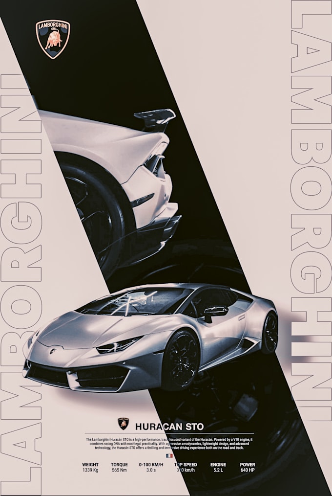 design premium product advertising posters
