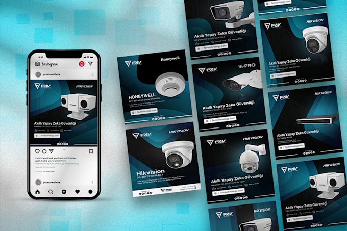 Design modern and engaging social media posts for your business by ...