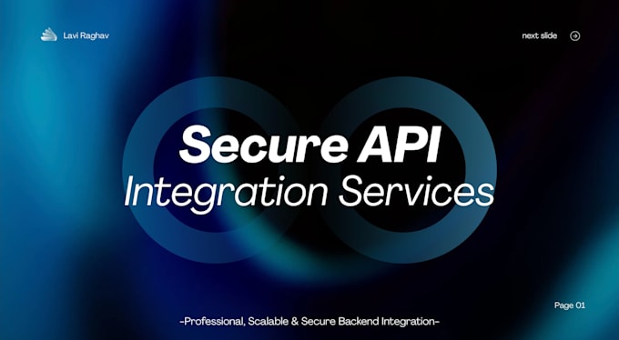 do secure API integration for web or mobile applications