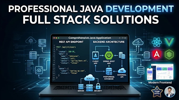 develop robust backend system and rest API with database
