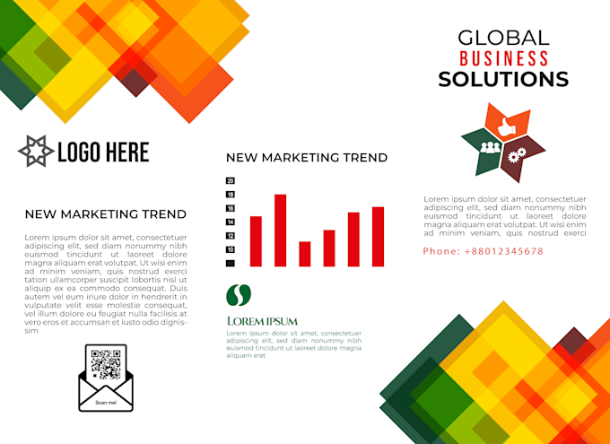 make attractive flyers and brochures