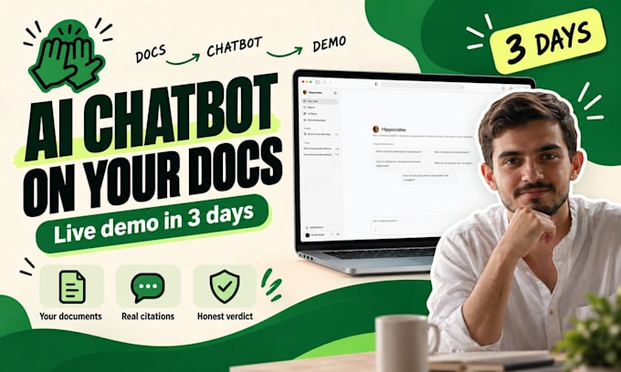 build an ai chatbot on your documents, custom gpt, in 3 days