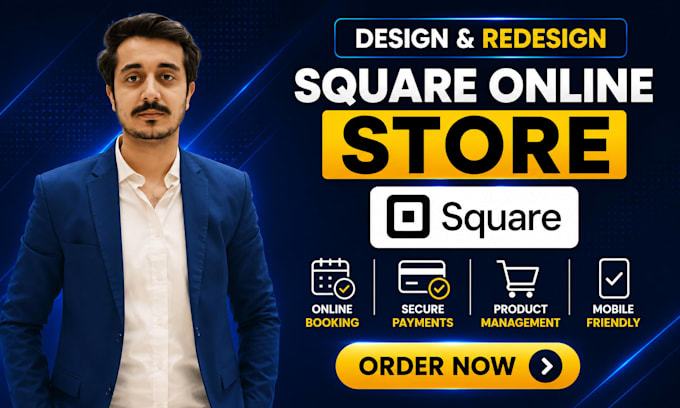 create business square website or square online store for small business