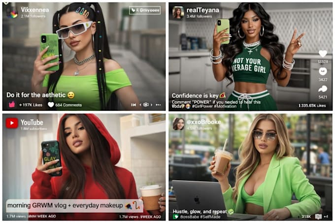 create realistic ai influencer model consistent character for onlyfans or brand