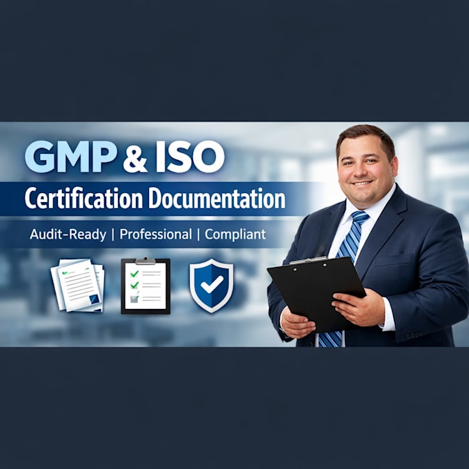 prepare gmp documentation and iso 9001 13485 22000