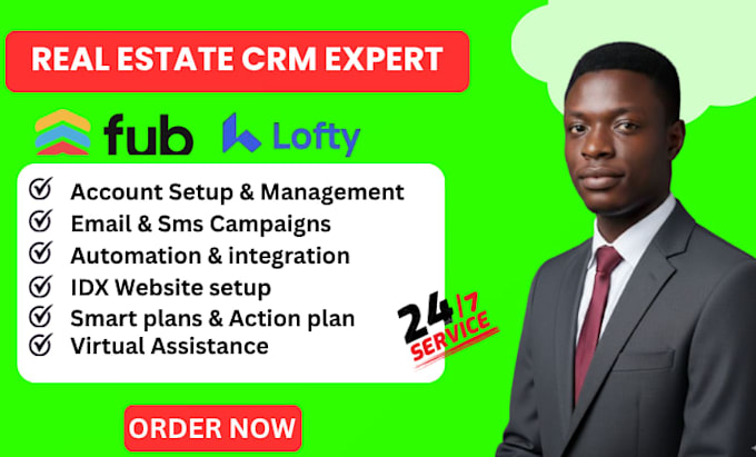 setup lofty CRM, lofty website, lofty idx, follow up boss, lofty smart plan VA