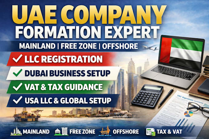 do uae company registration llc formation dubai mainland free zone and offshore