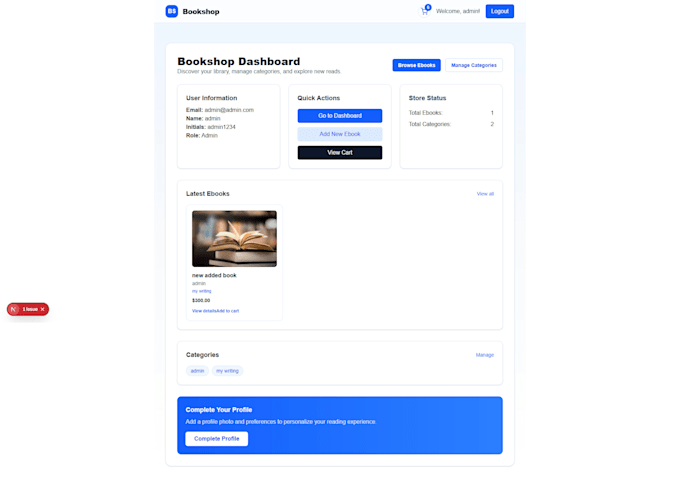 build custom ecommerce website with payment integration