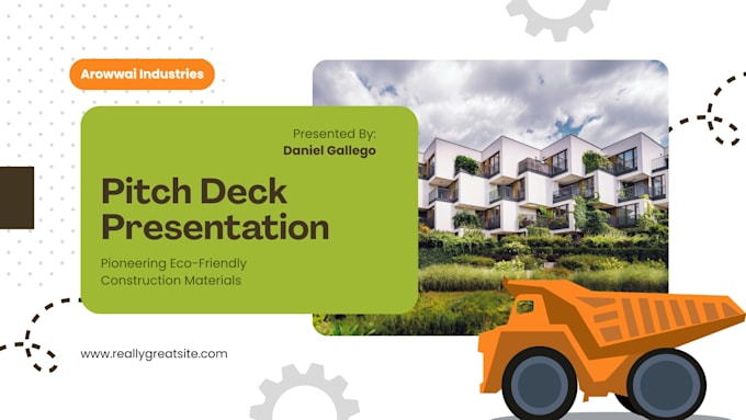 create construction project pitch deck builder pitch deck investor deck