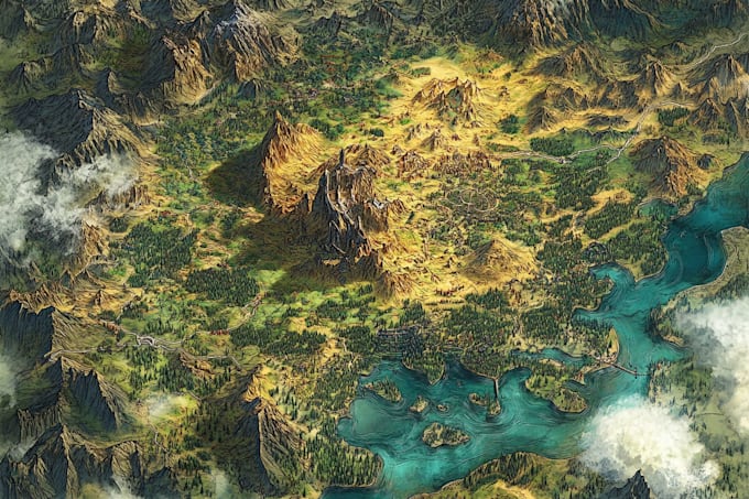 do a fantasy dnd map