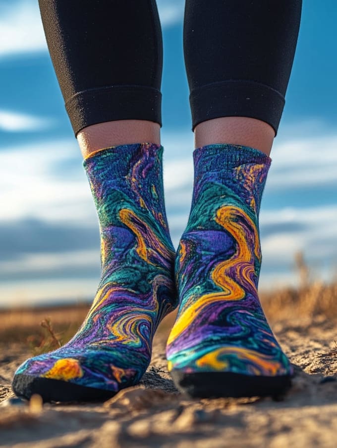 unique socks design and custom socks design