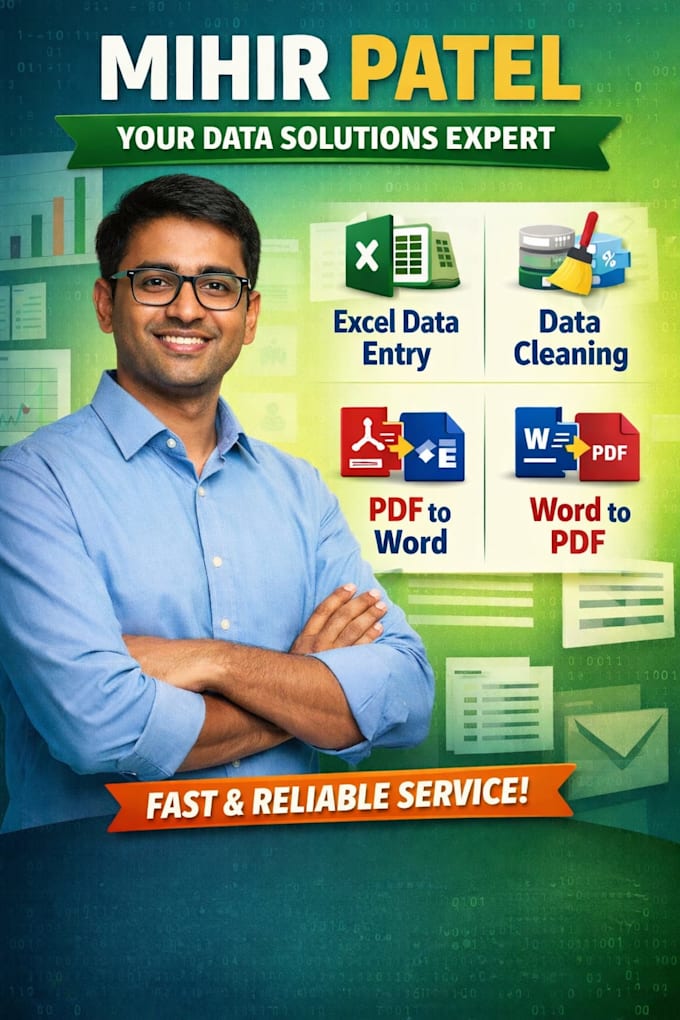 do data cleaning and data entry