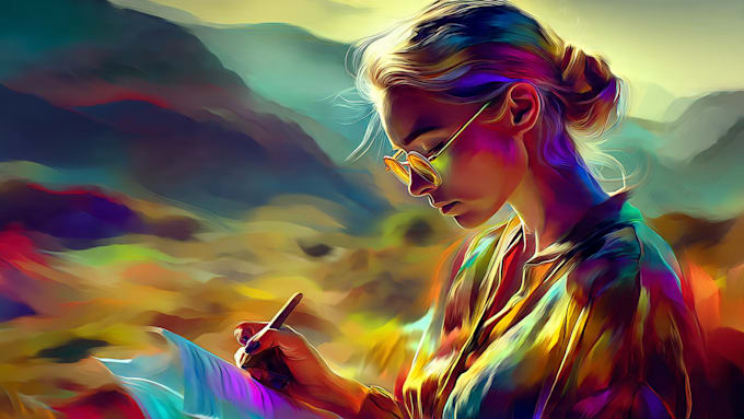 create unique and expressive scribble art