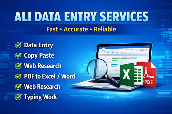 provide data entry service