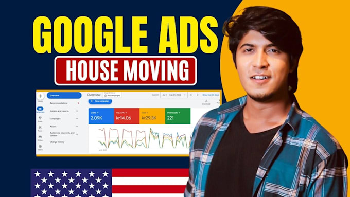do google ads for local moving, packing and long distance moving service