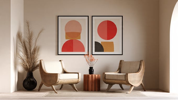 design elegant digital printable modern wall art for you
