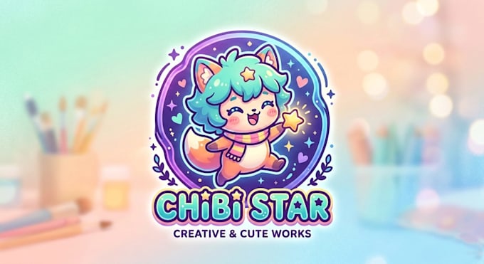 Computer Chibi Logo Design an adorable and unique chibi logo for your brand by Adell ...