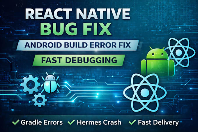 fix react native android build errors and apk issues
