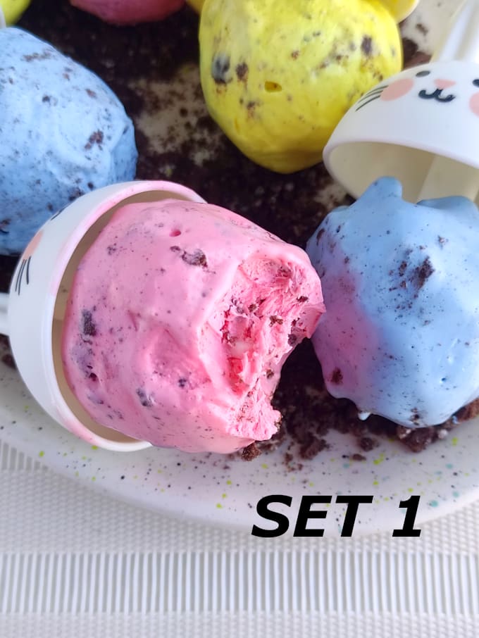 homemade ice cream easter dessert ideas rainbow ice cream