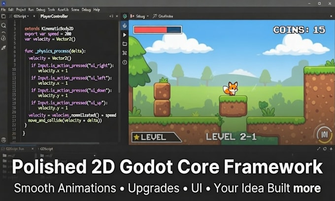 prototype a 2d game in godot
