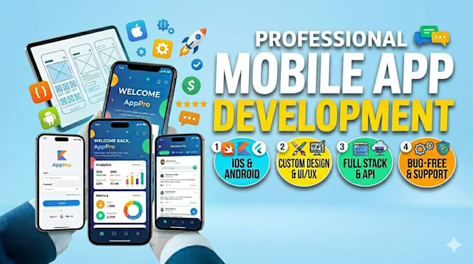 build custom android and ios mobile applications