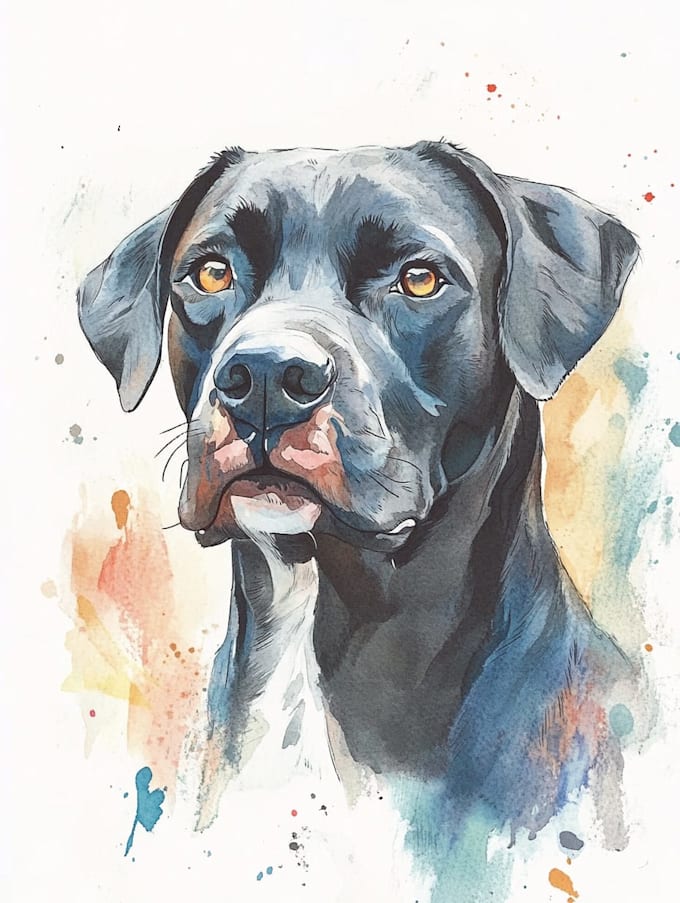 Draw realistic art portrait of your cat, dog or any pets by Pierrearvey ...