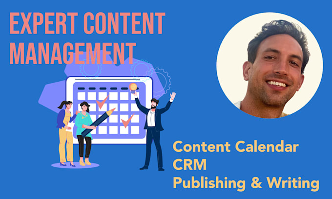 create, manage your content calendar and publishing schedule