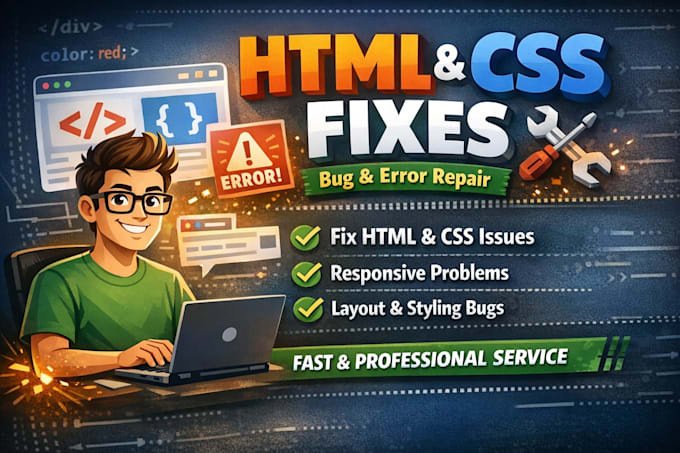 fix layout or responsive issues in your website