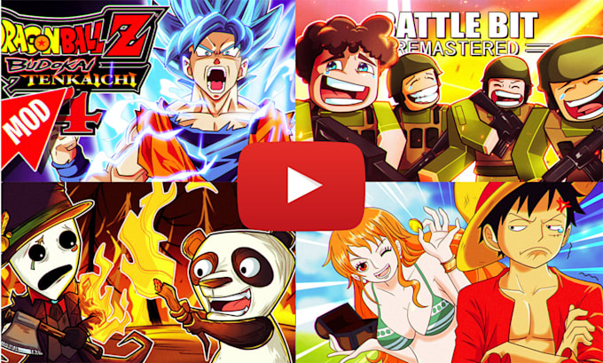 draw cartoon youtube thumbnails about anything