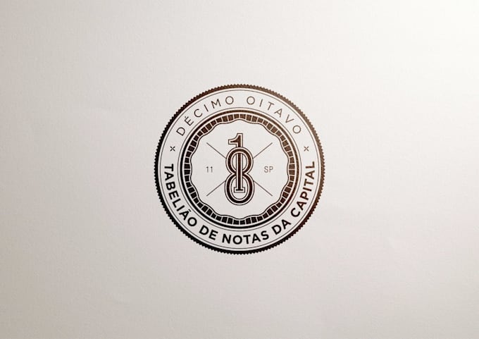 create a vintage stamp, badge and seal logo design