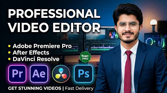 any professional youtube video editing within 24 hours