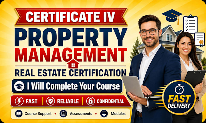 do certificate iv, property management course and real estate certification